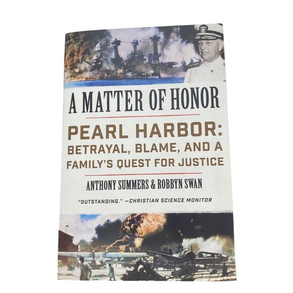 Harper Other - A Matter Of Honor Pearl Harbor Book Betrayal Blame Anthony Summers Robbyn Swan